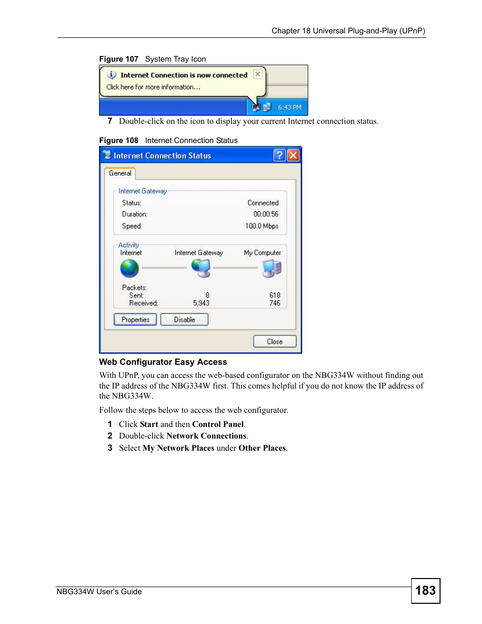 ZyXEL Communications NBG334W User Manual | Page 183 / 296