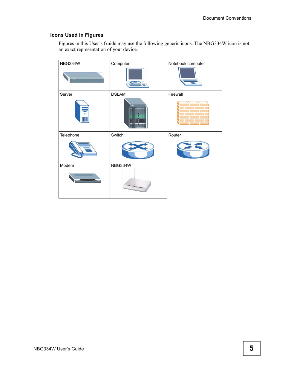 ZyXEL Communications NBG334W User Manual | Page 5 / 296