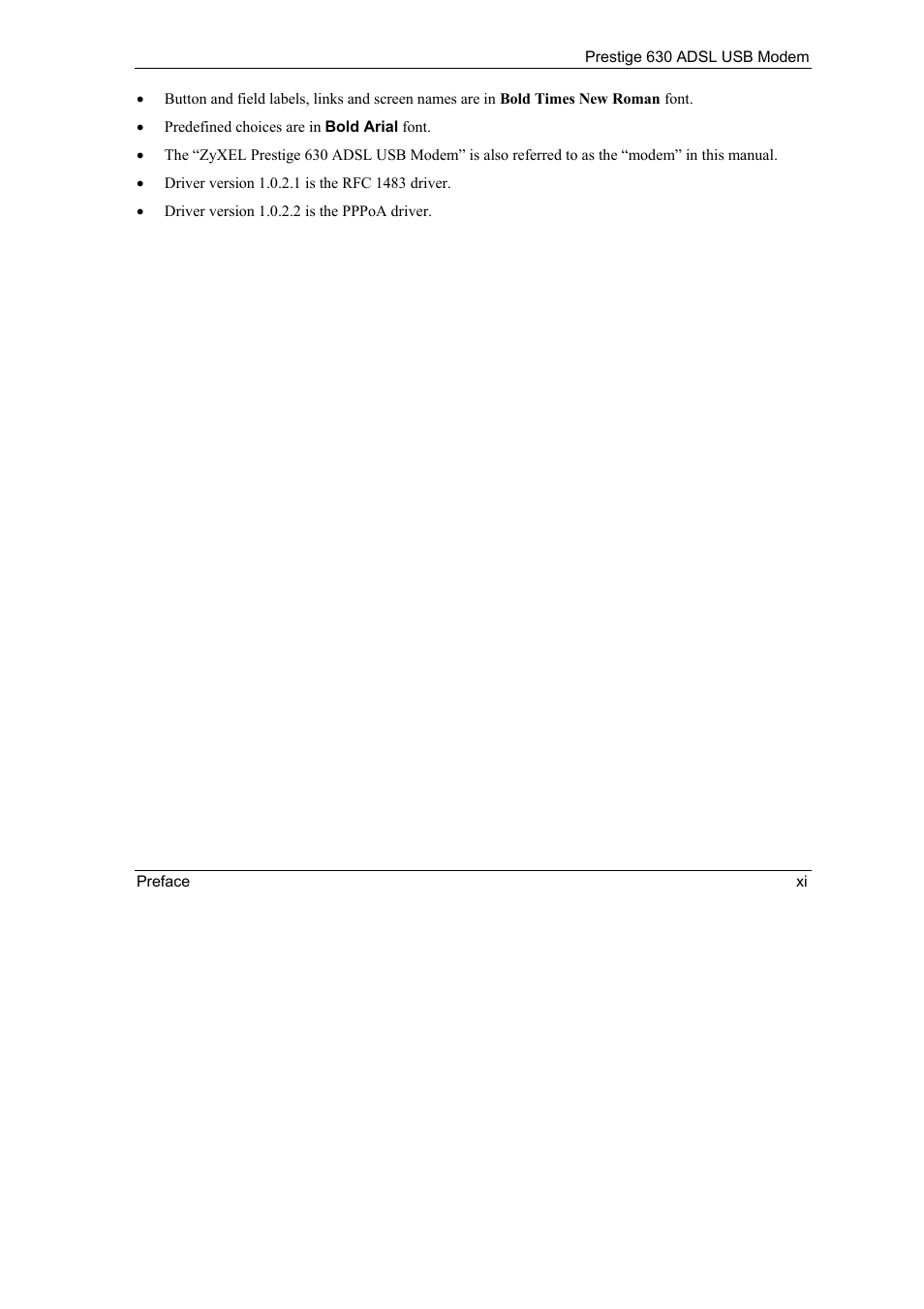 ZyXEL Communications 630 User Manual | Page 11 / 38