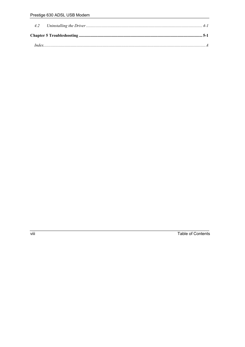 ZyXEL Communications 630 User Manual | Page 8 / 38