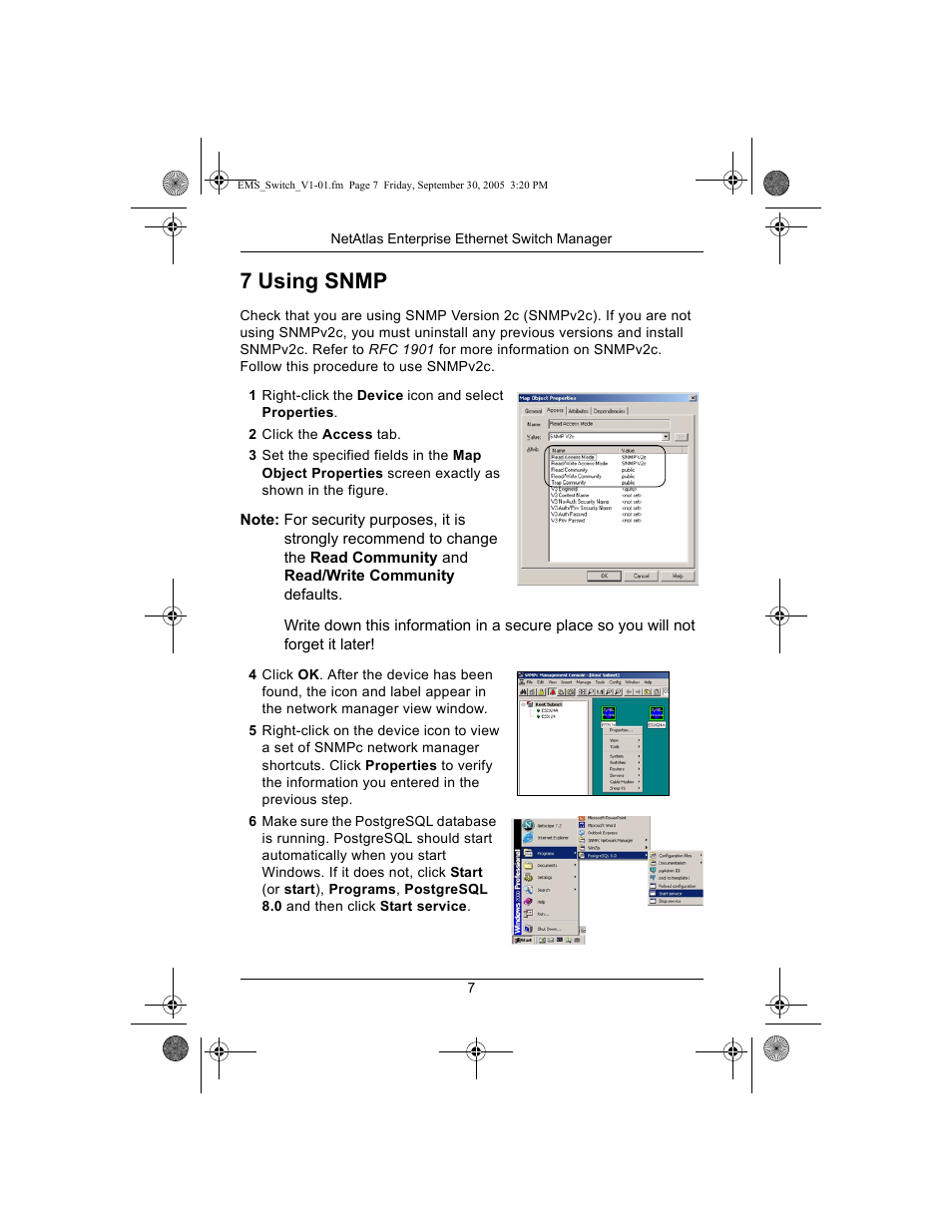 7 using snmp, 2 click the access tab | ZyXEL Communications ZyXEL Dimension ES-2024A User Manual | Page 7 / 9