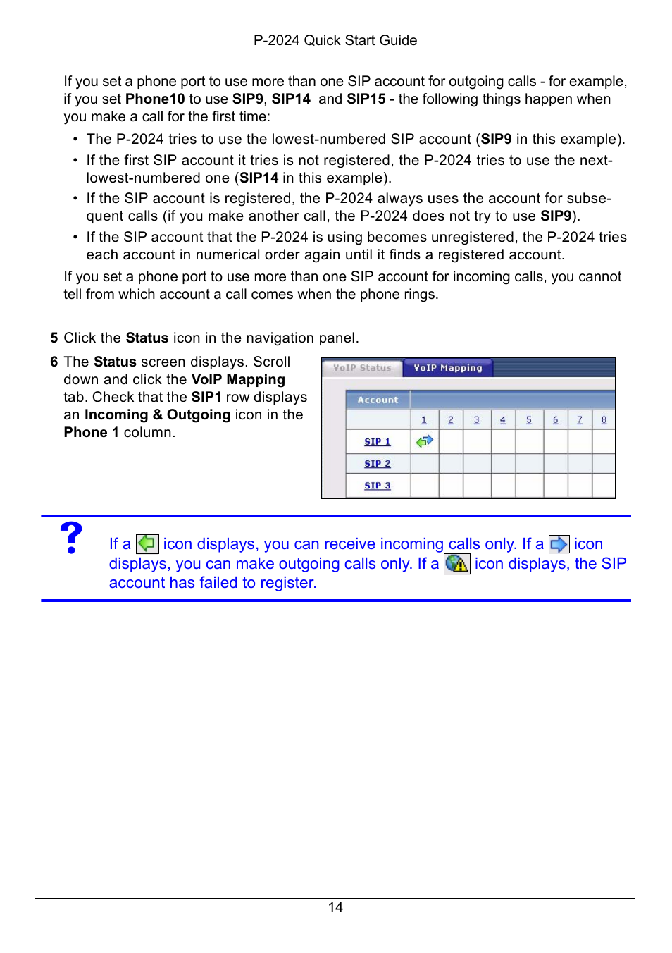 ZyXEL Communications P-2024 User Manual | Page 15 / 17