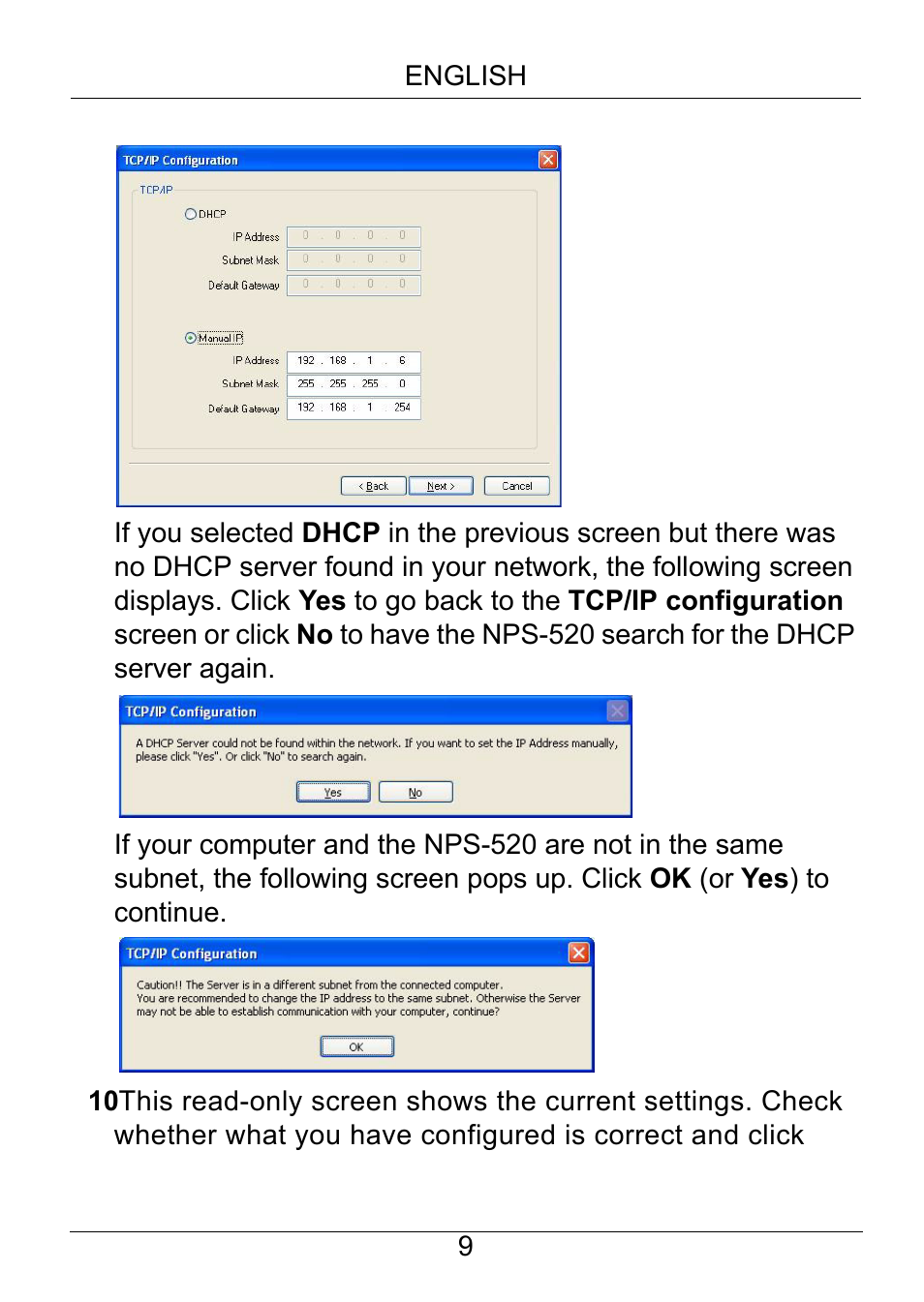 ZyXEL Communications NPS-520 User Manual | Page 10 / 115