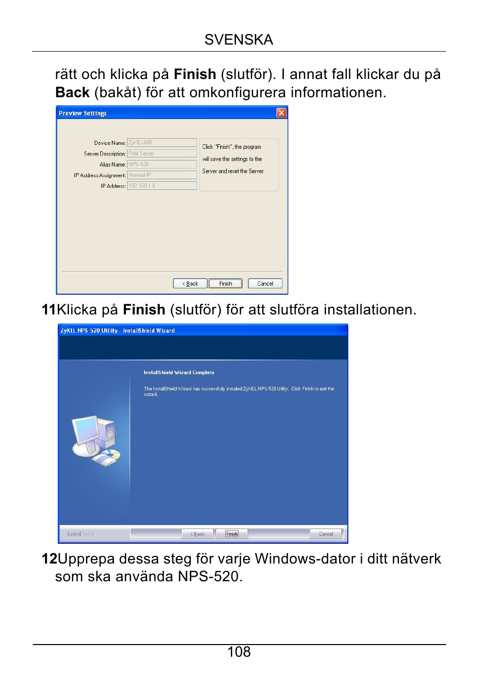 ZyXEL Communications NPS-520 User Manual | Page 109 / 115