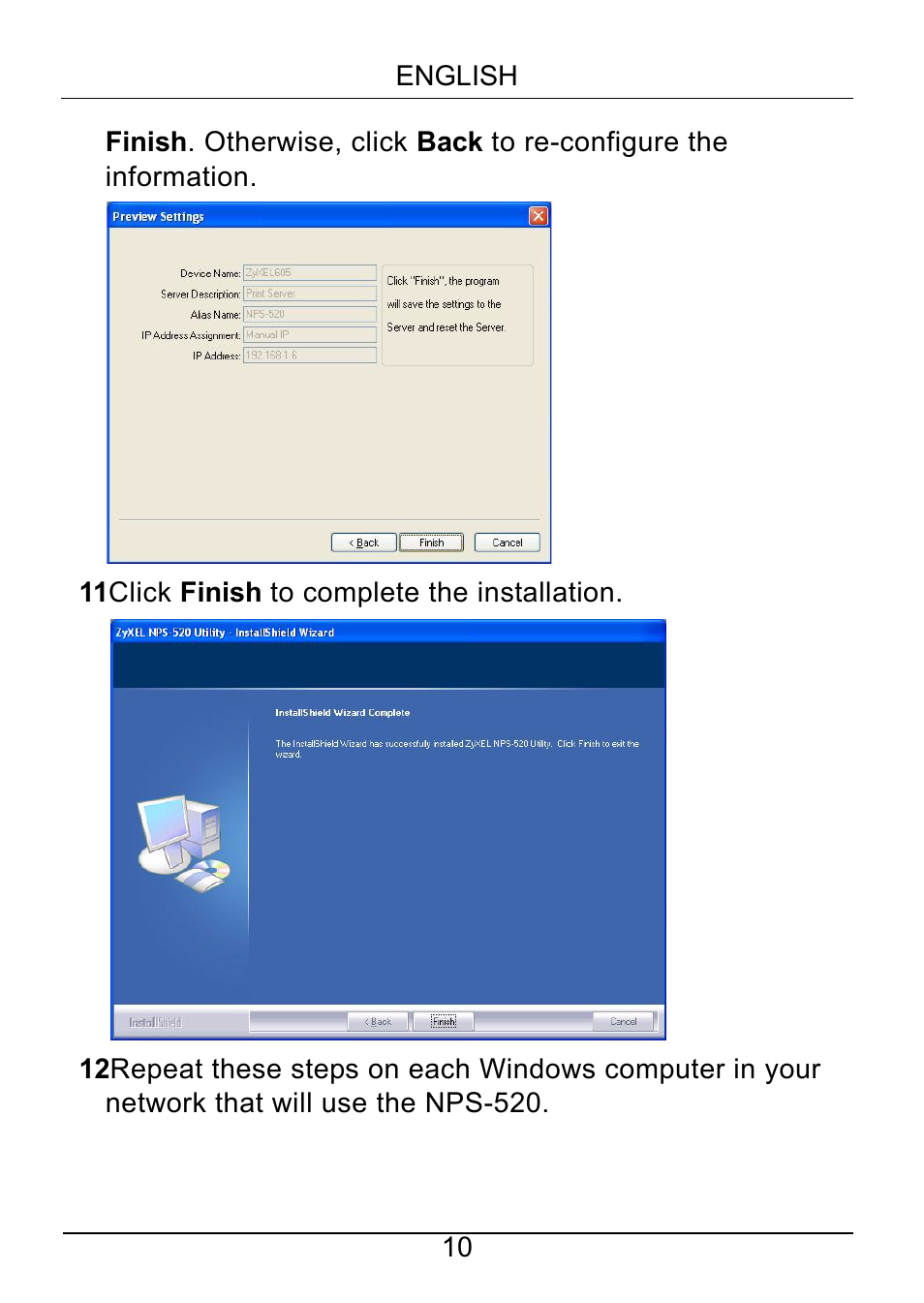 ZyXEL Communications NPS-520 User Manual | Page 11 / 115