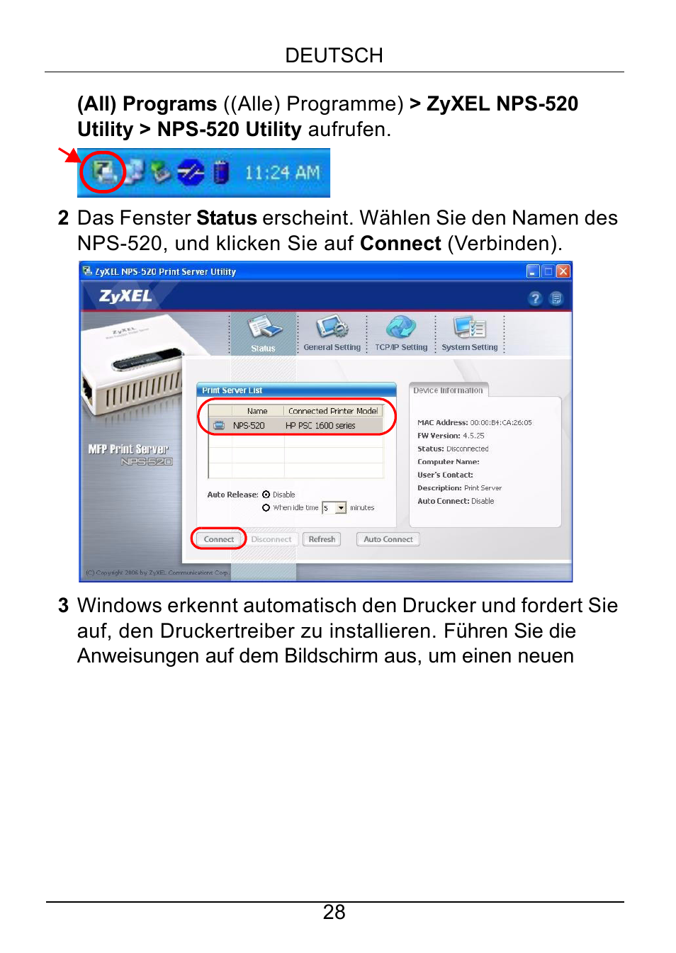 ZyXEL Communications NPS-520 User Manual | Page 29 / 115