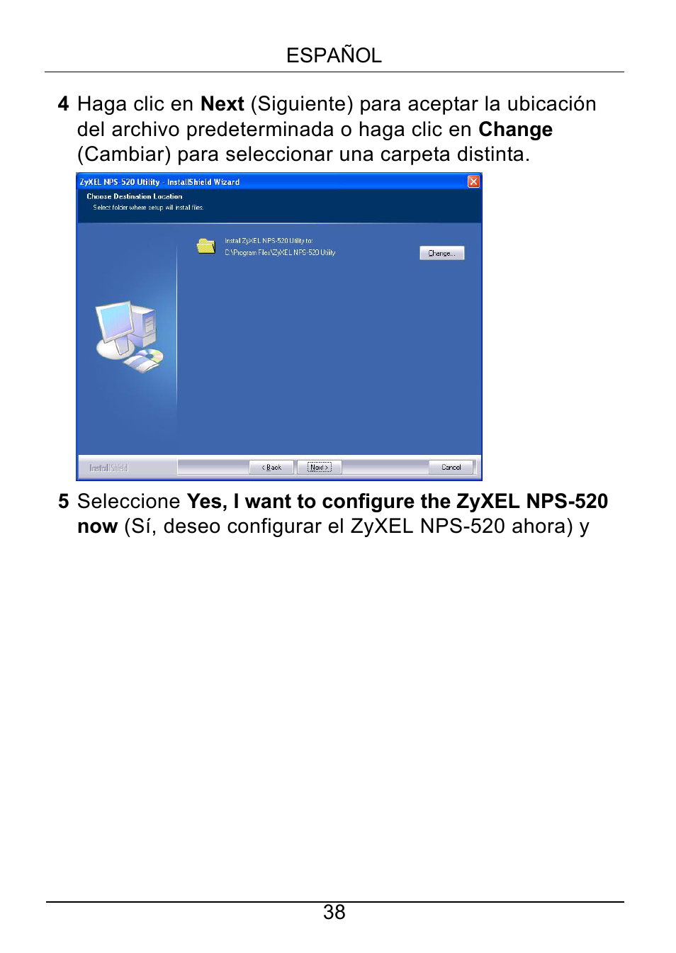 ZyXEL Communications NPS-520 User Manual | Page 39 / 115