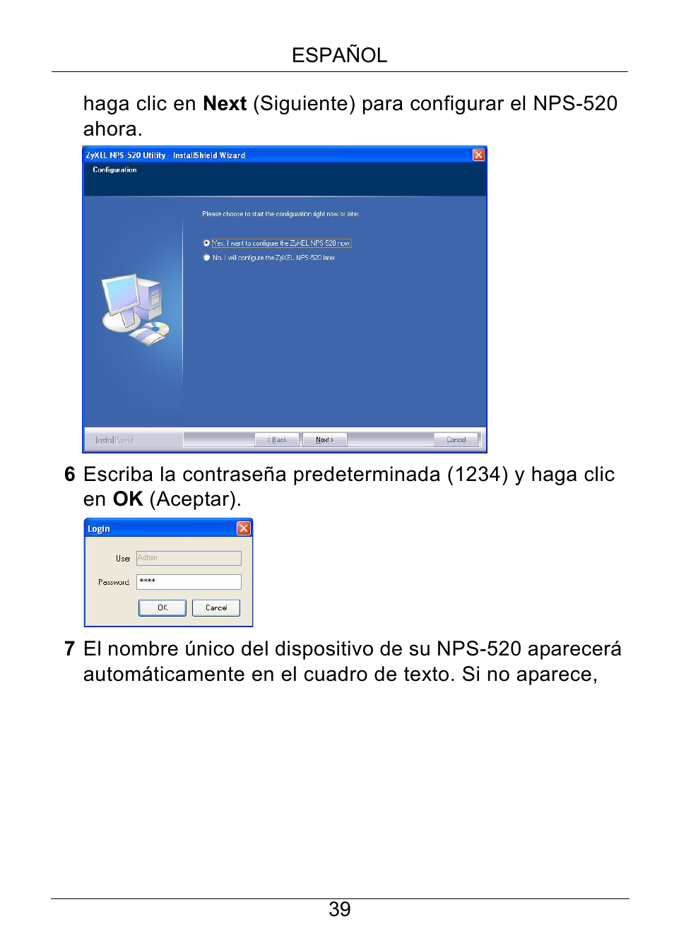 ZyXEL Communications NPS-520 User Manual | Page 40 / 115