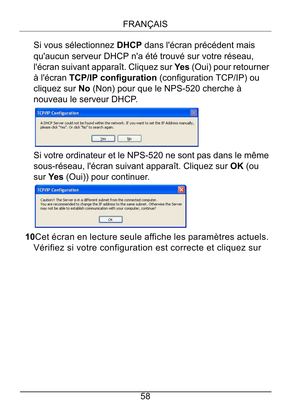 ZyXEL Communications NPS-520 User Manual | Page 59 / 115