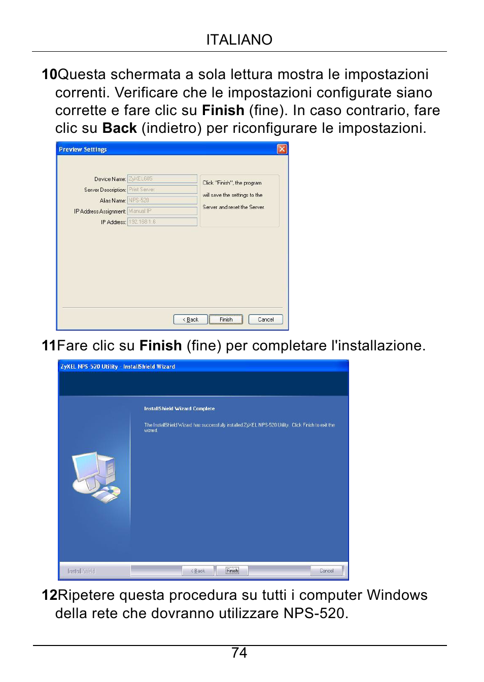 ZyXEL Communications NPS-520 User Manual | Page 75 / 115