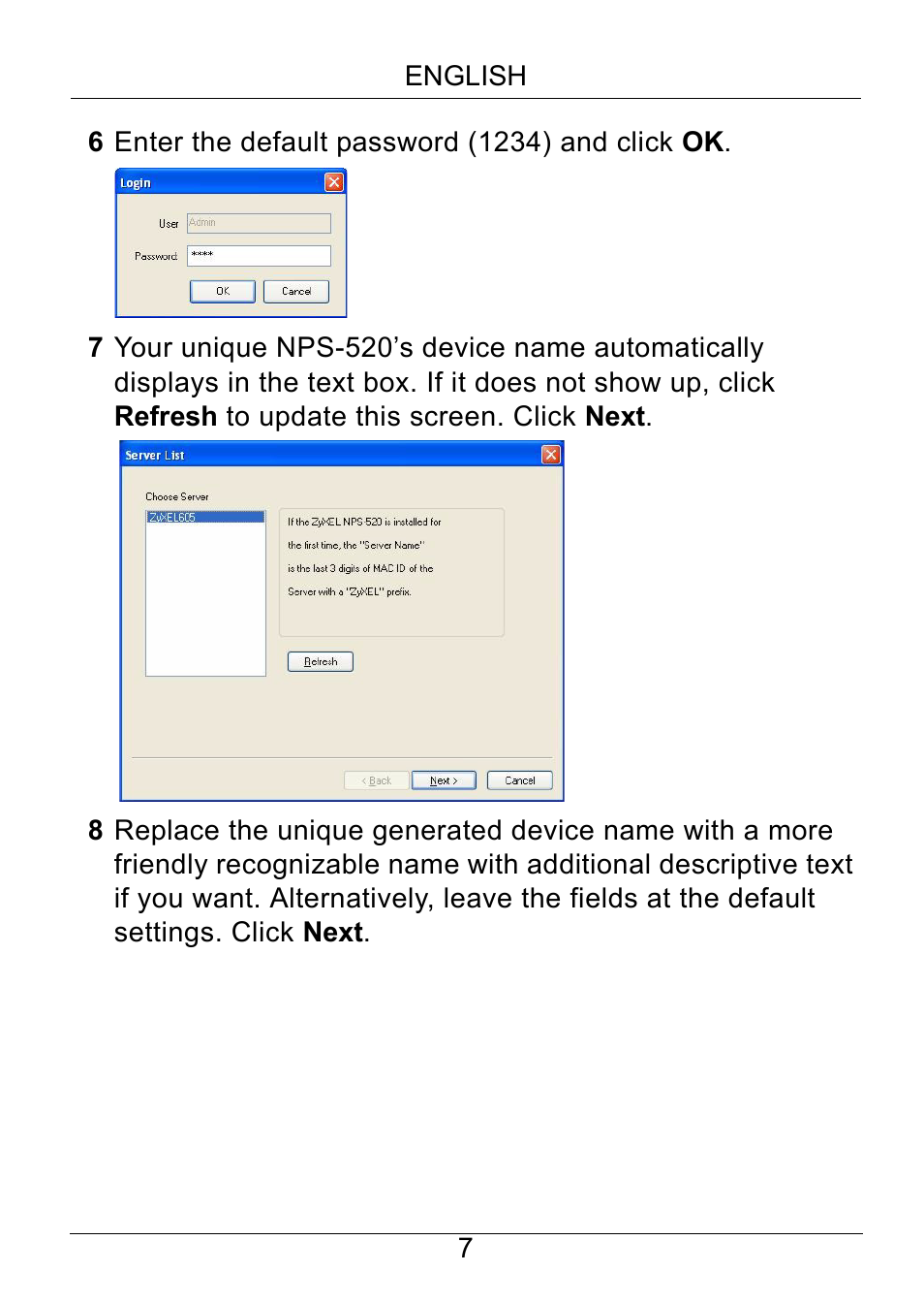 ZyXEL Communications NPS-520 User Manual | Page 8 / 115