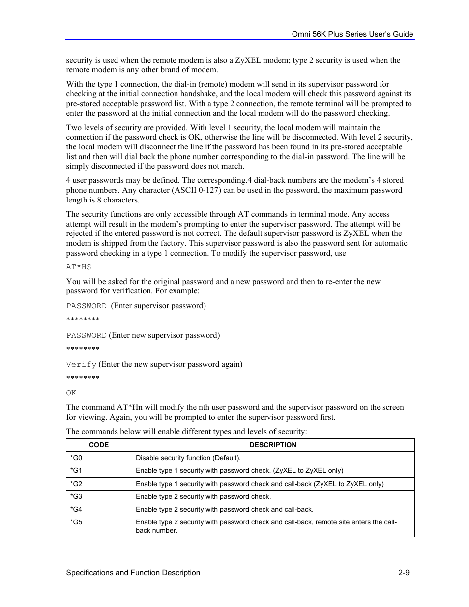 ZyXEL Communications 56K Plus Series User Manual | Page 21 / 66