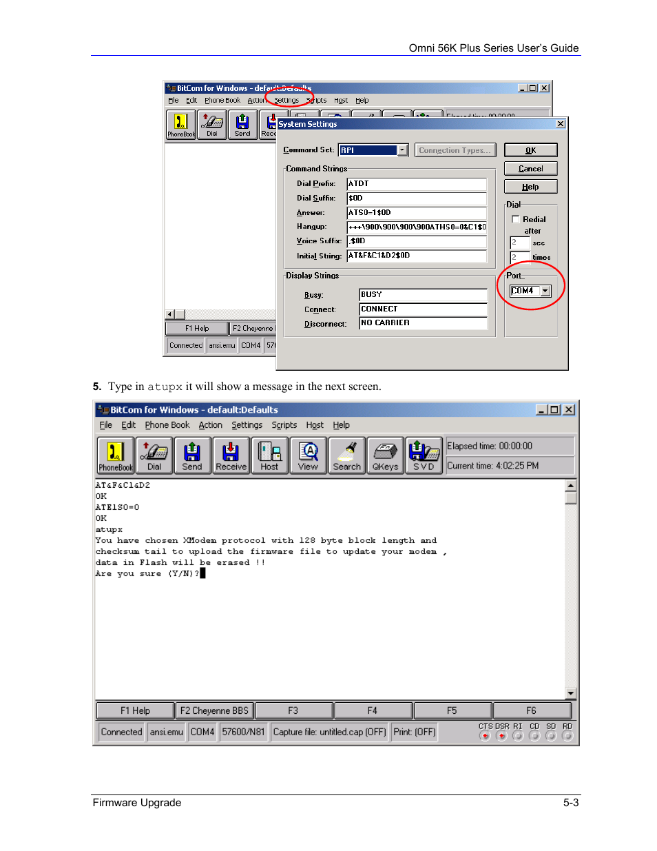 ZyXEL Communications 56K Plus Series User Manual | Page 57 / 66