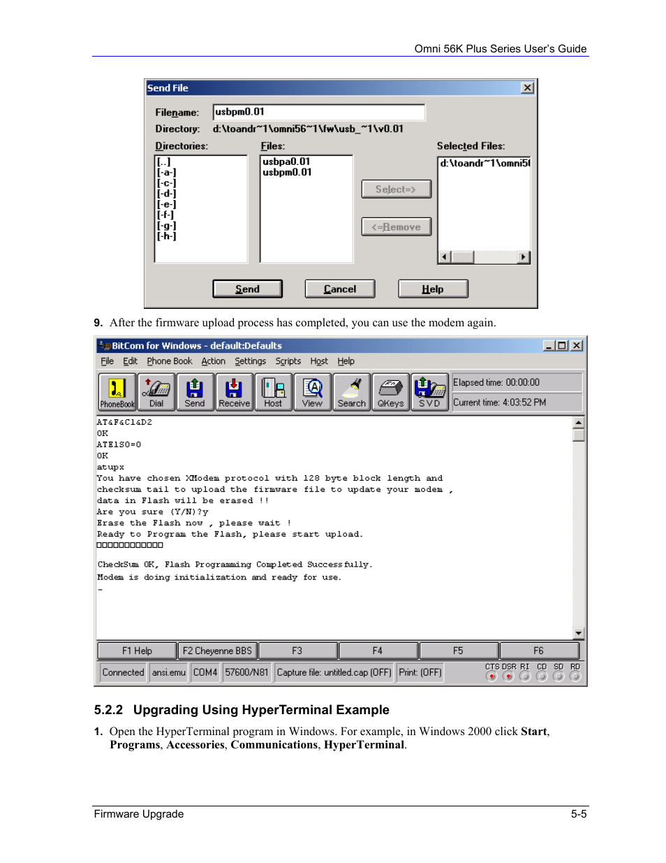 ZyXEL Communications 56K Plus Series User Manual | Page 59 / 66