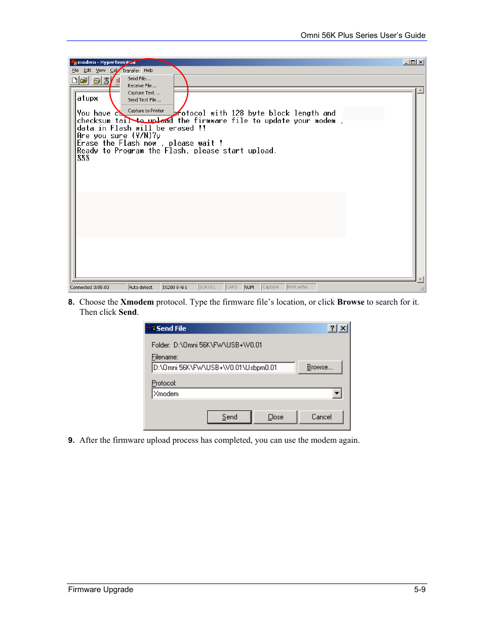 ZyXEL Communications 56K Plus Series User Manual | Page 63 / 66