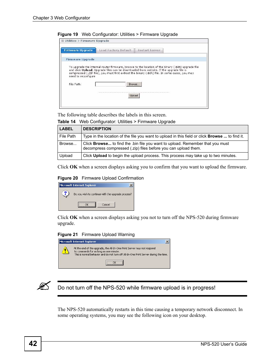 ZyXEL Communications NPS-520 User Manual | Page 42 / 112