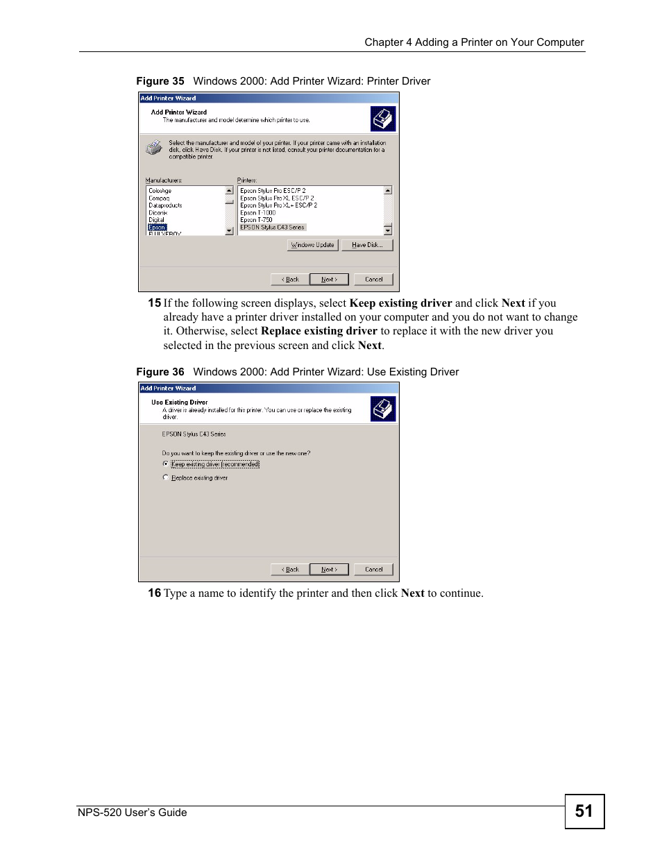 ZyXEL Communications NPS-520 User Manual | Page 51 / 112