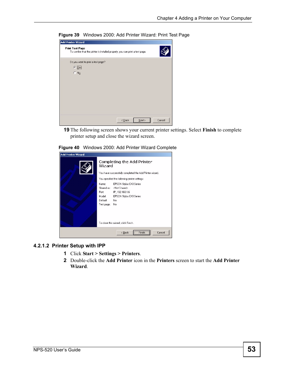 ZyXEL Communications NPS-520 User Manual | Page 53 / 112