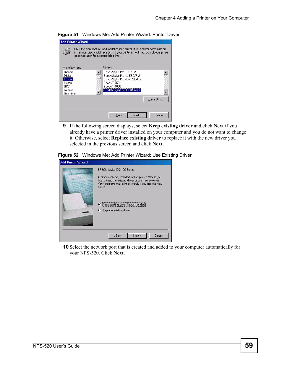 ZyXEL Communications NPS-520 User Manual | Page 59 / 112