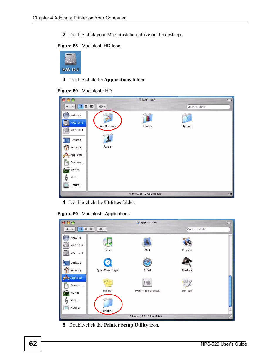 ZyXEL Communications NPS-520 User Manual | Page 62 / 112