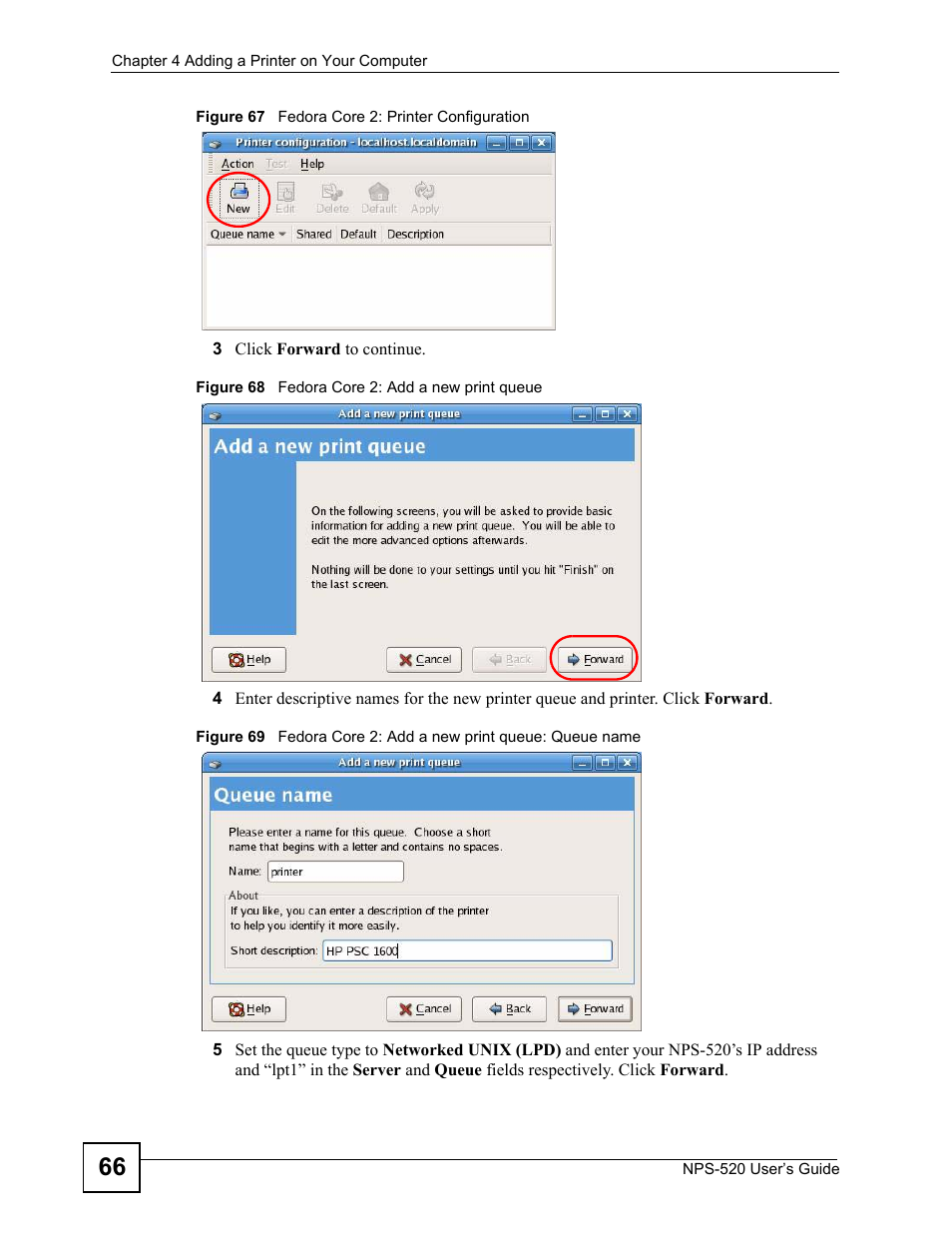 ZyXEL Communications NPS-520 User Manual | Page 66 / 112