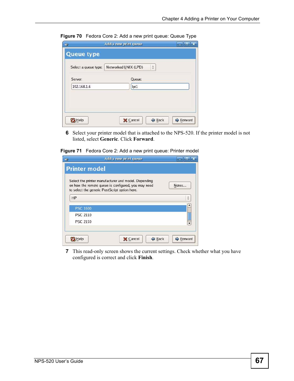 ZyXEL Communications NPS-520 User Manual | Page 67 / 112