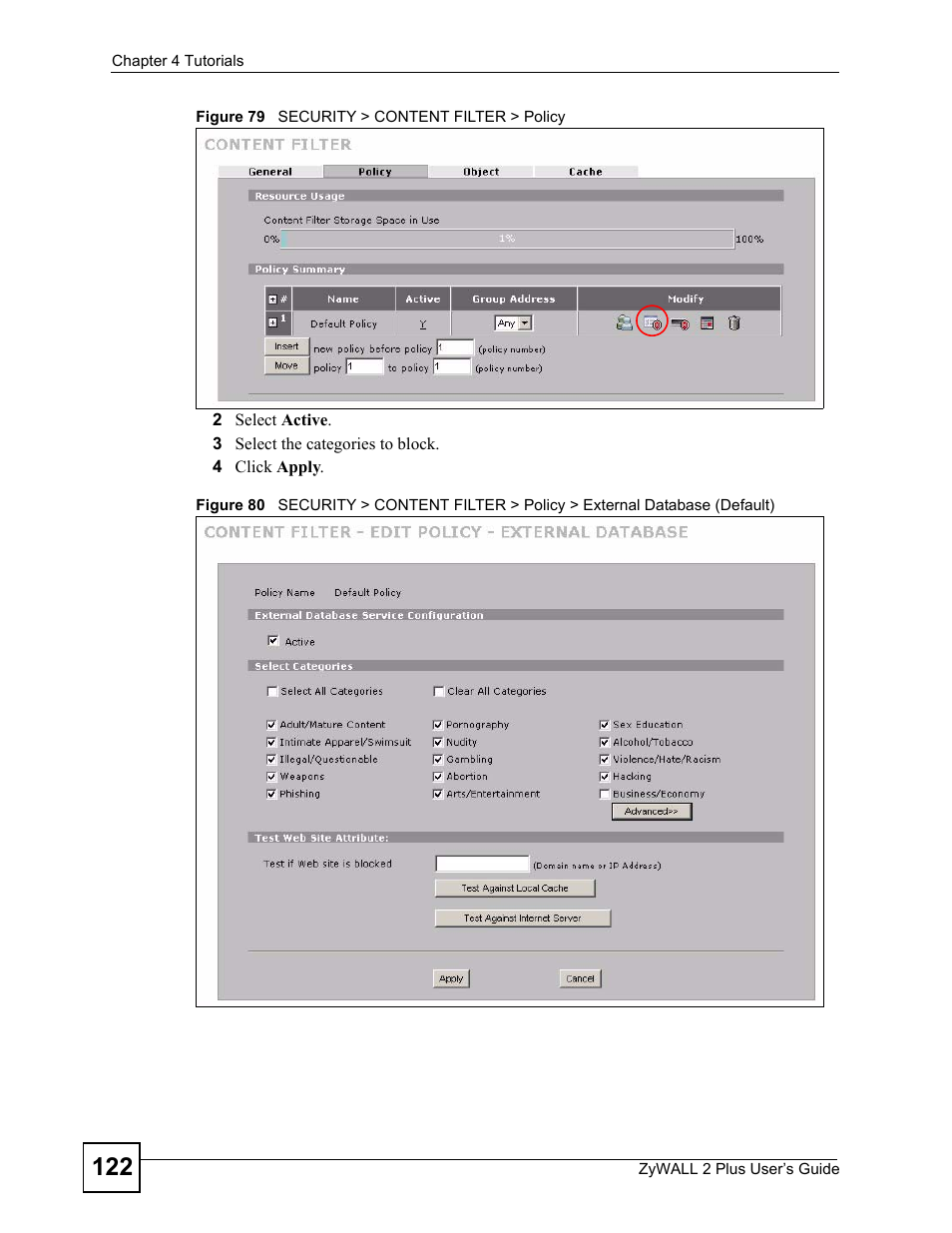 ZyXEL Communications ZyWALL 2 Plus User Manual | Page 122 / 686