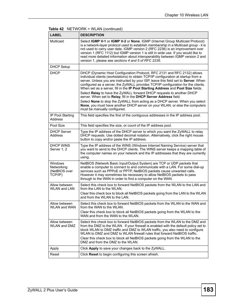 ZyXEL Communications ZyWALL 2 Plus User Manual | Page 183 / 686