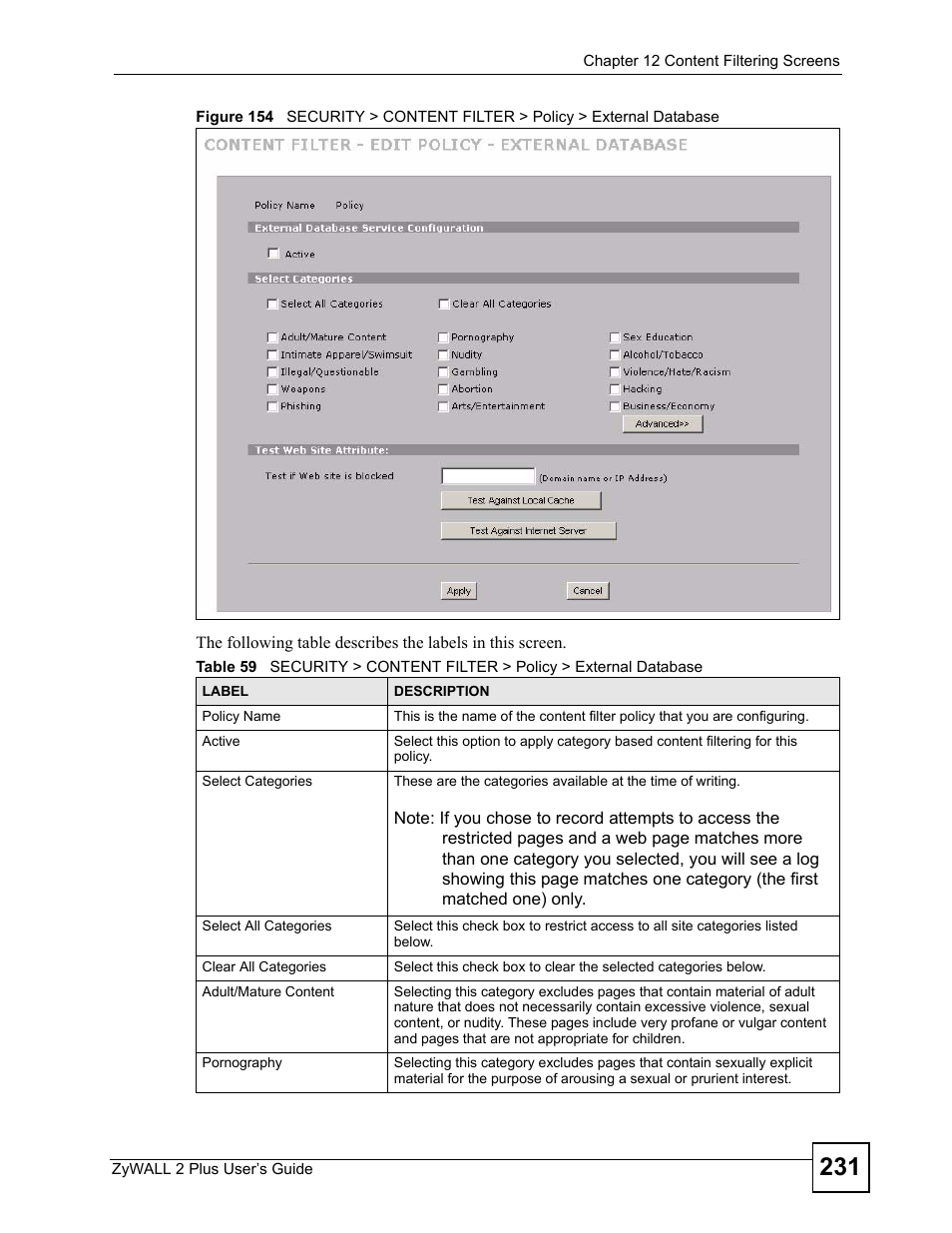 ZyXEL Communications ZyWALL 2 Plus User Manual | Page 231 / 686