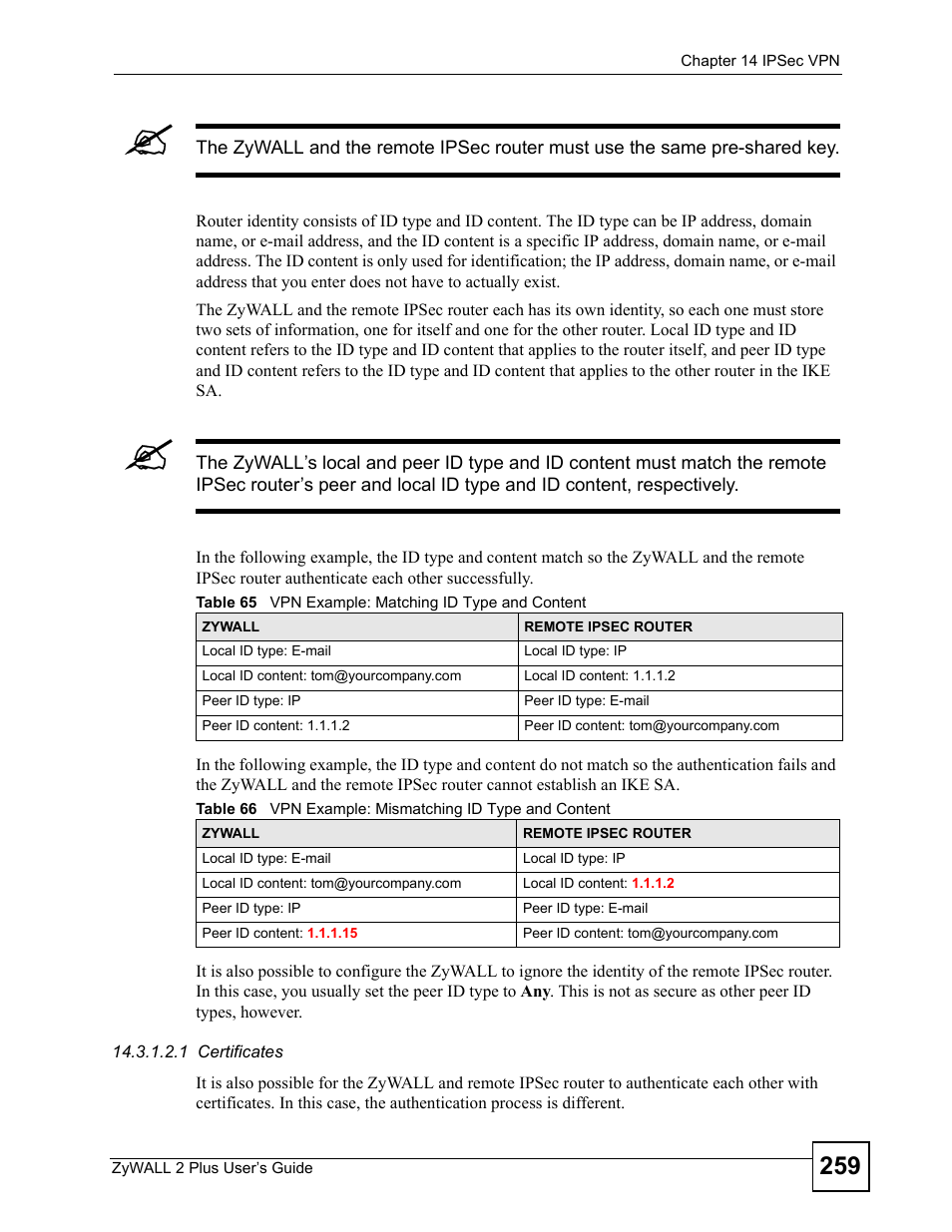 ZyXEL Communications ZyWALL 2 Plus User Manual | Page 259 / 686