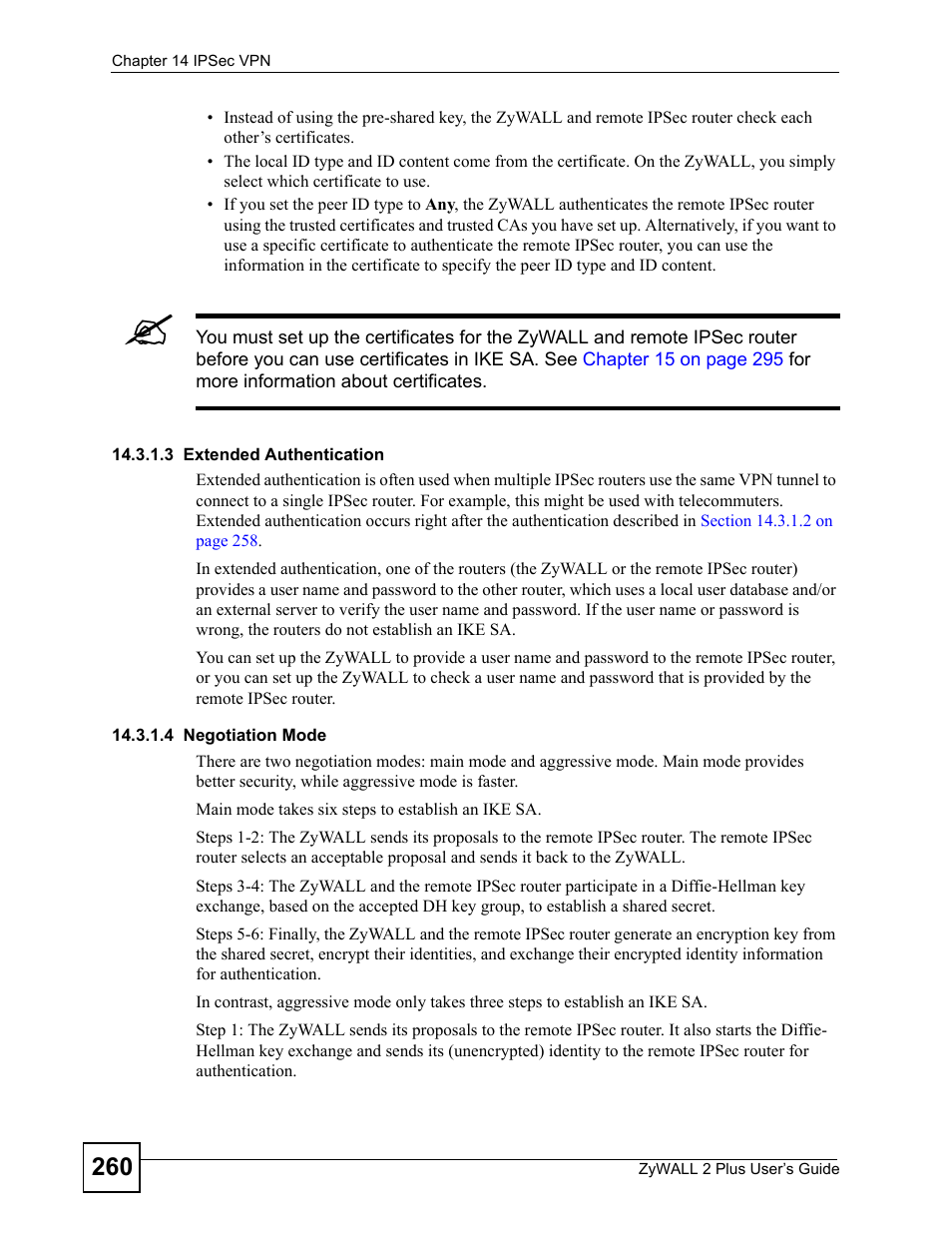 ZyXEL Communications ZyWALL 2 Plus User Manual | Page 260 / 686