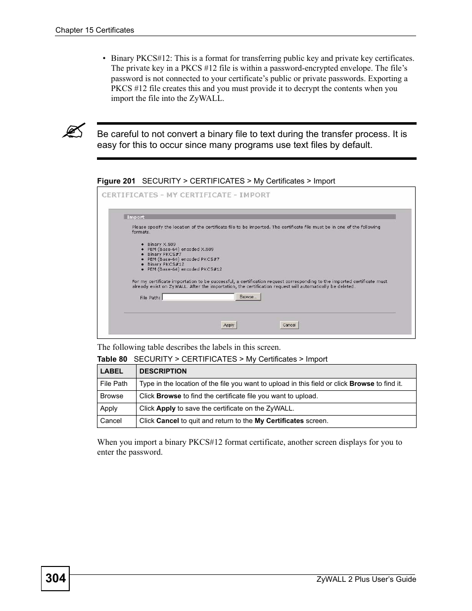 ZyXEL Communications ZyWALL 2 Plus User Manual | Page 304 / 686