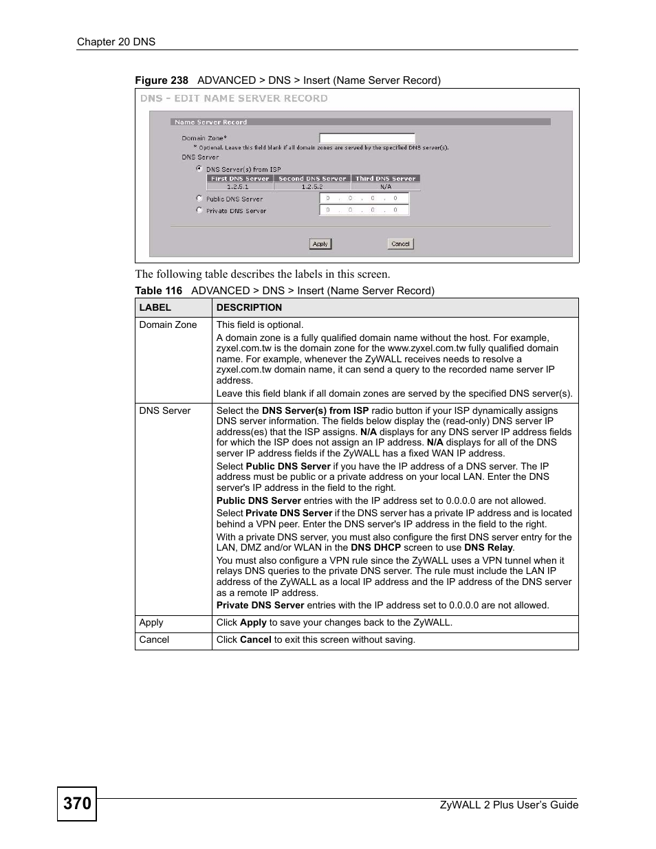 Table, For information on | ZyXEL Communications ZyWALL 2 Plus User Manual | Page 370 / 686