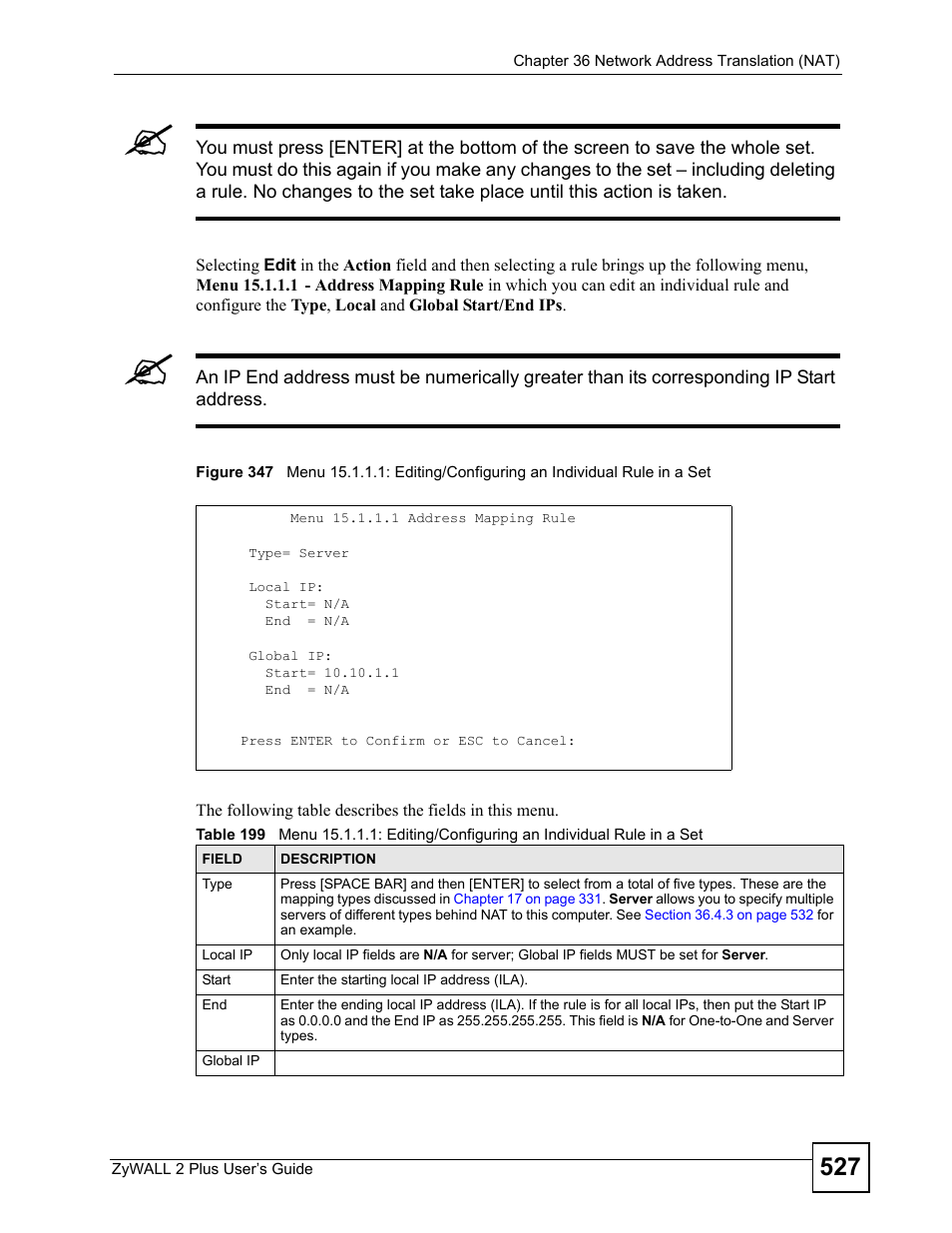 ZyXEL Communications ZyWALL 2 Plus User Manual | Page 527 / 686