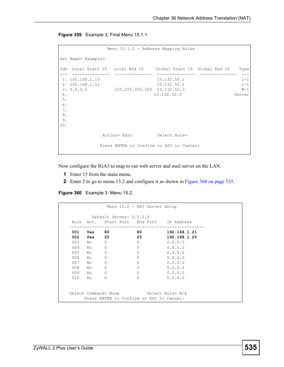 ZyXEL Communications ZyWALL 2 Plus User Manual | Page 535 / 686