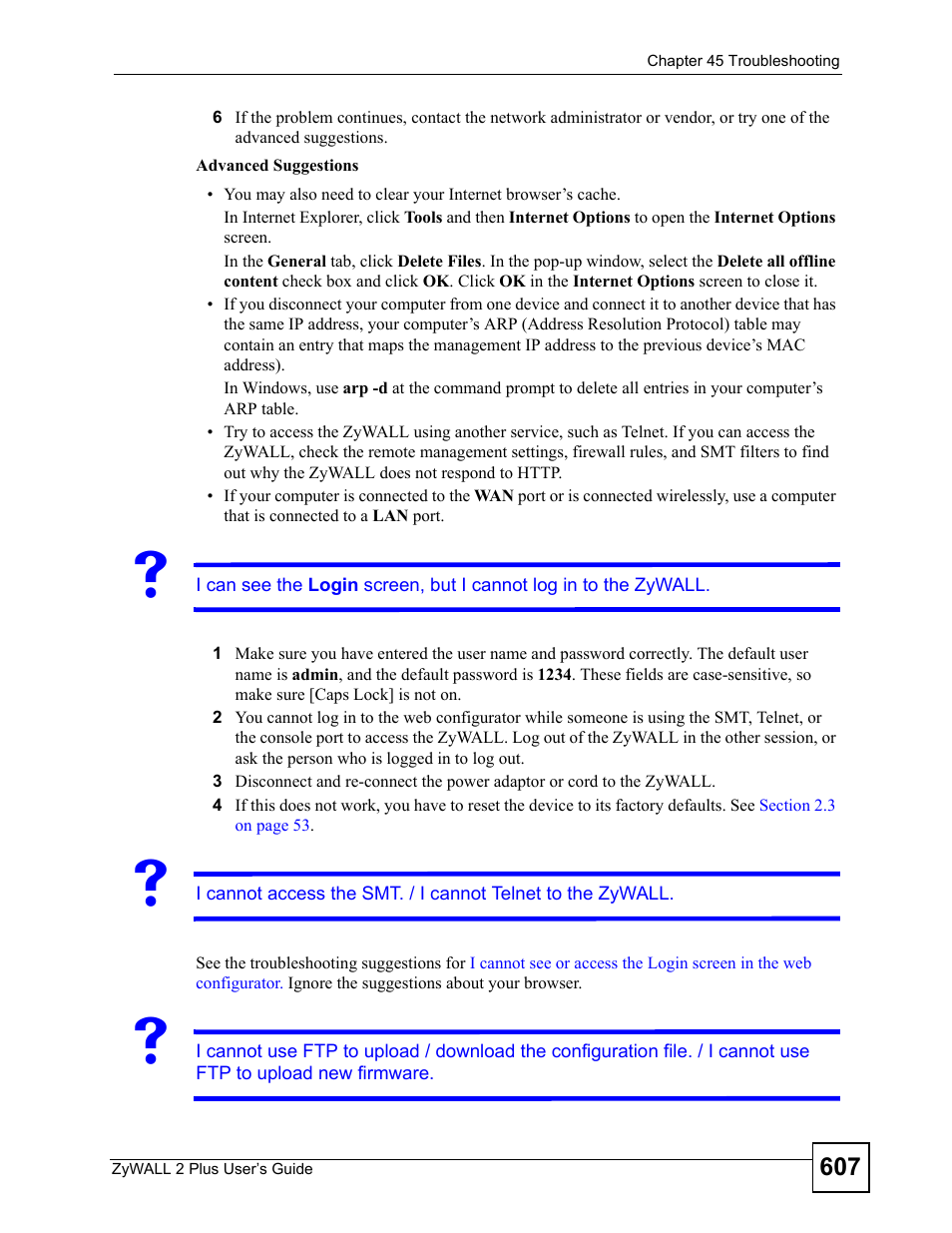 ZyXEL Communications ZyWALL 2 Plus User Manual | Page 607 / 686