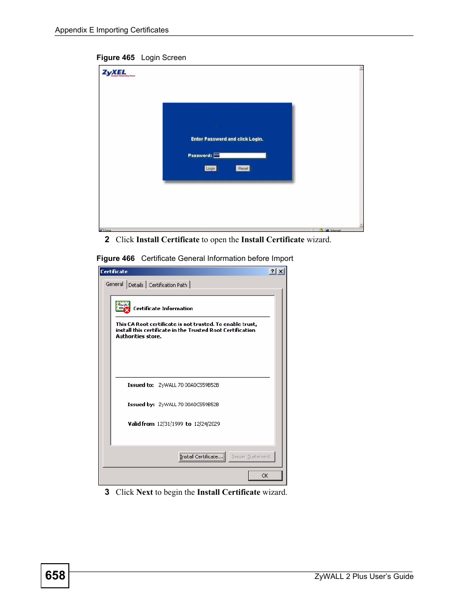 ZyXEL Communications ZyWALL 2 Plus User Manual | Page 658 / 686