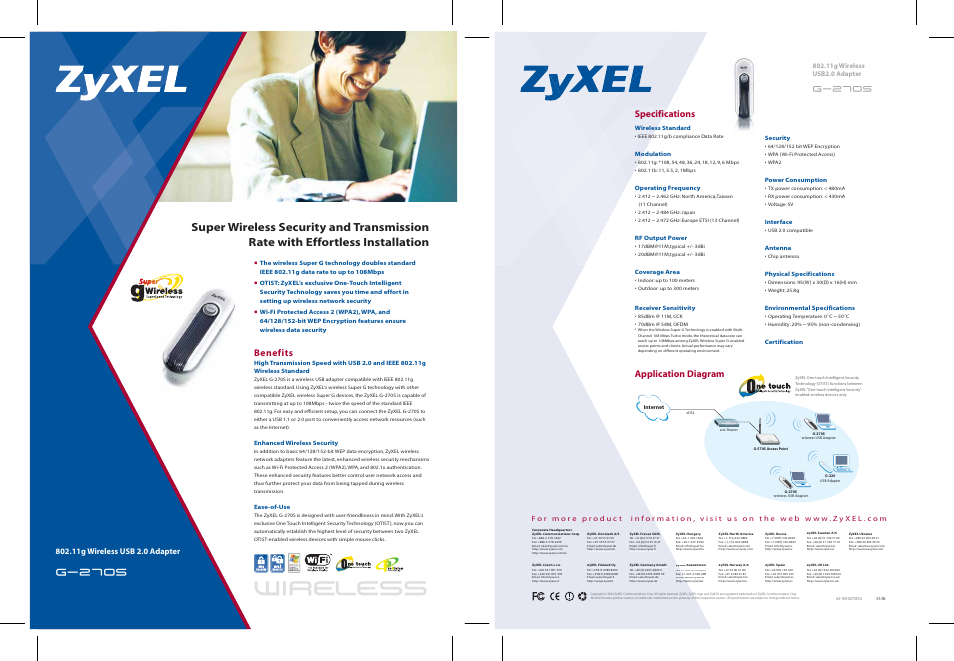 ZyXEL Communications G-270S User Manual | 2 pages