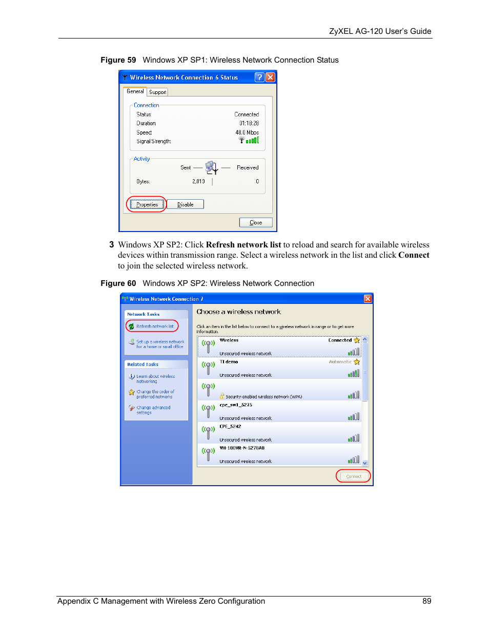 ZyXEL Communications 802.11a/g Wireless CardBus Card ZyXEL AG-120 User Manual | Page 89 / 119