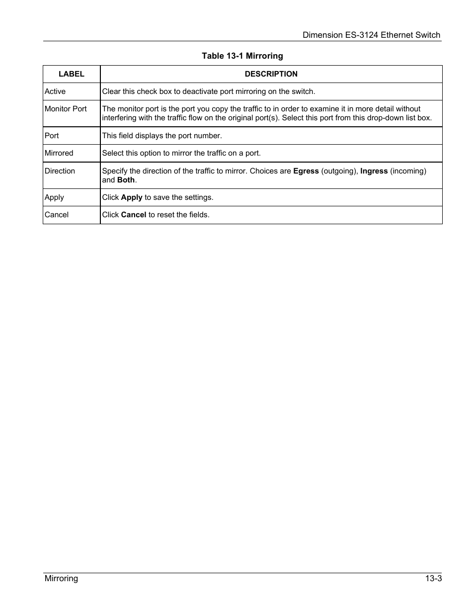 ZyXEL Communications ZyXEL Dimension ES-3124 User Manual | Page 117 / 272
