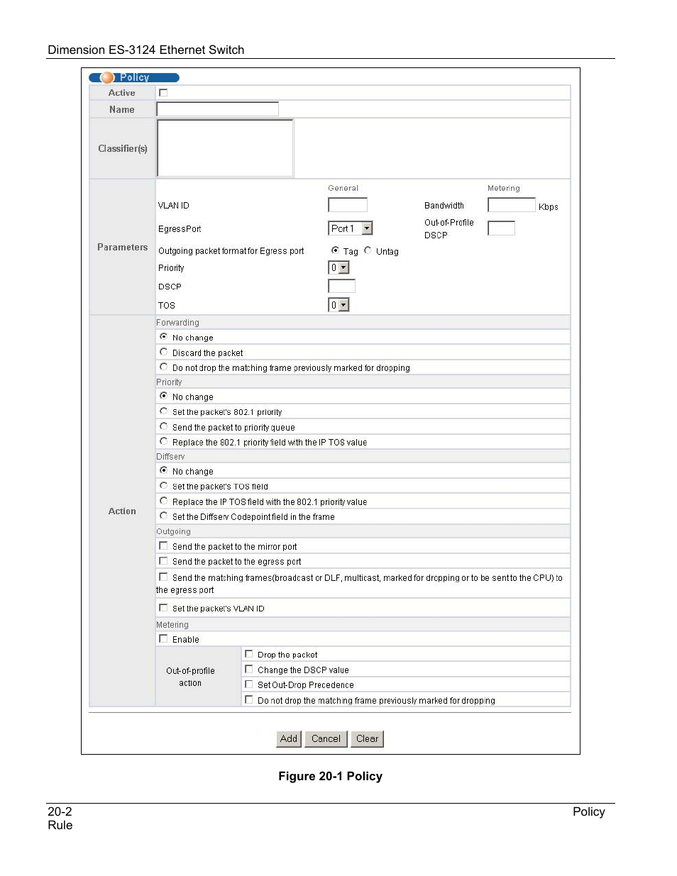 ZyXEL Communications ZyXEL Dimension ES-3124 User Manual | Page 156 / 272