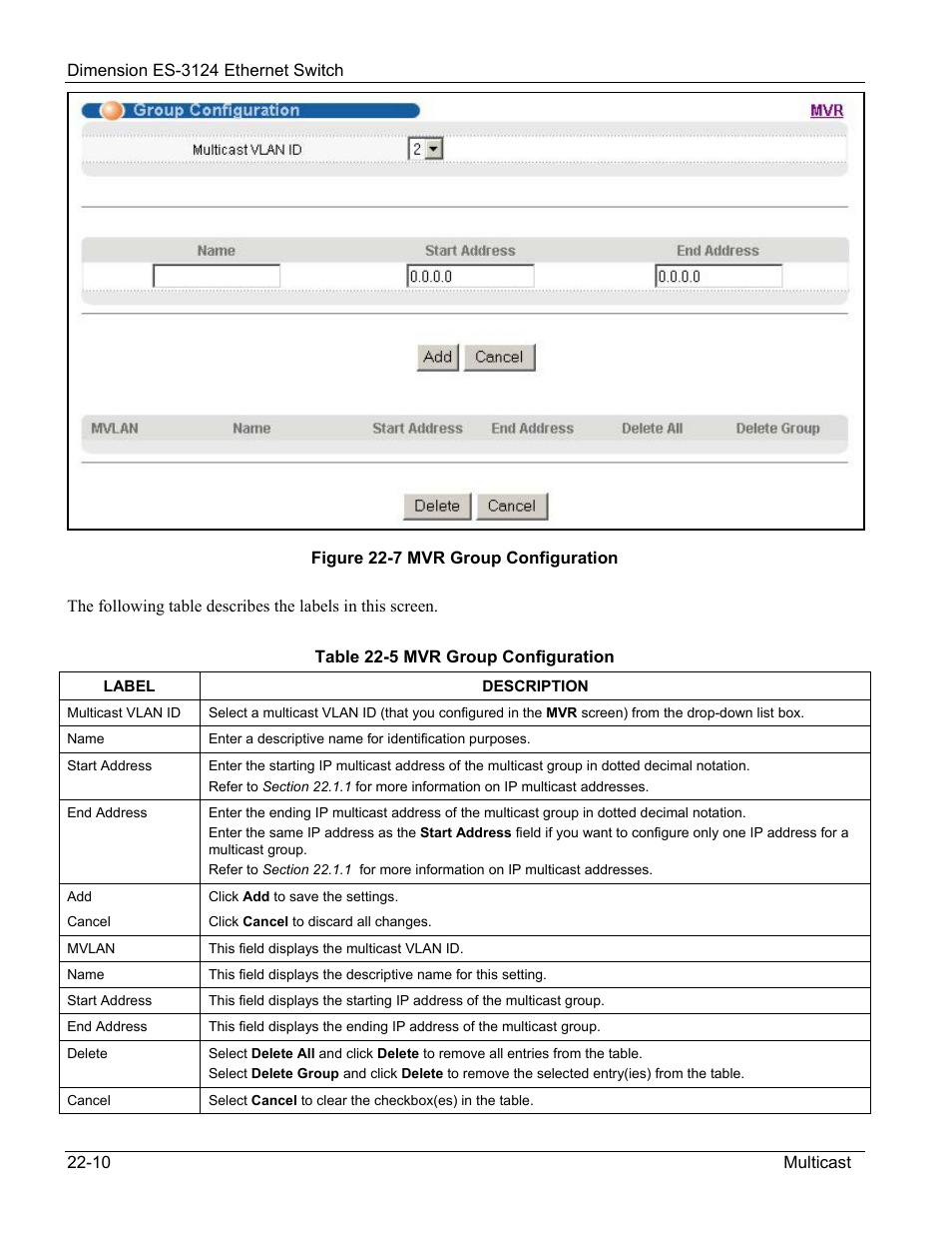 ZyXEL Communications ZyXEL Dimension ES-3124 User Manual | Page 176 / 272