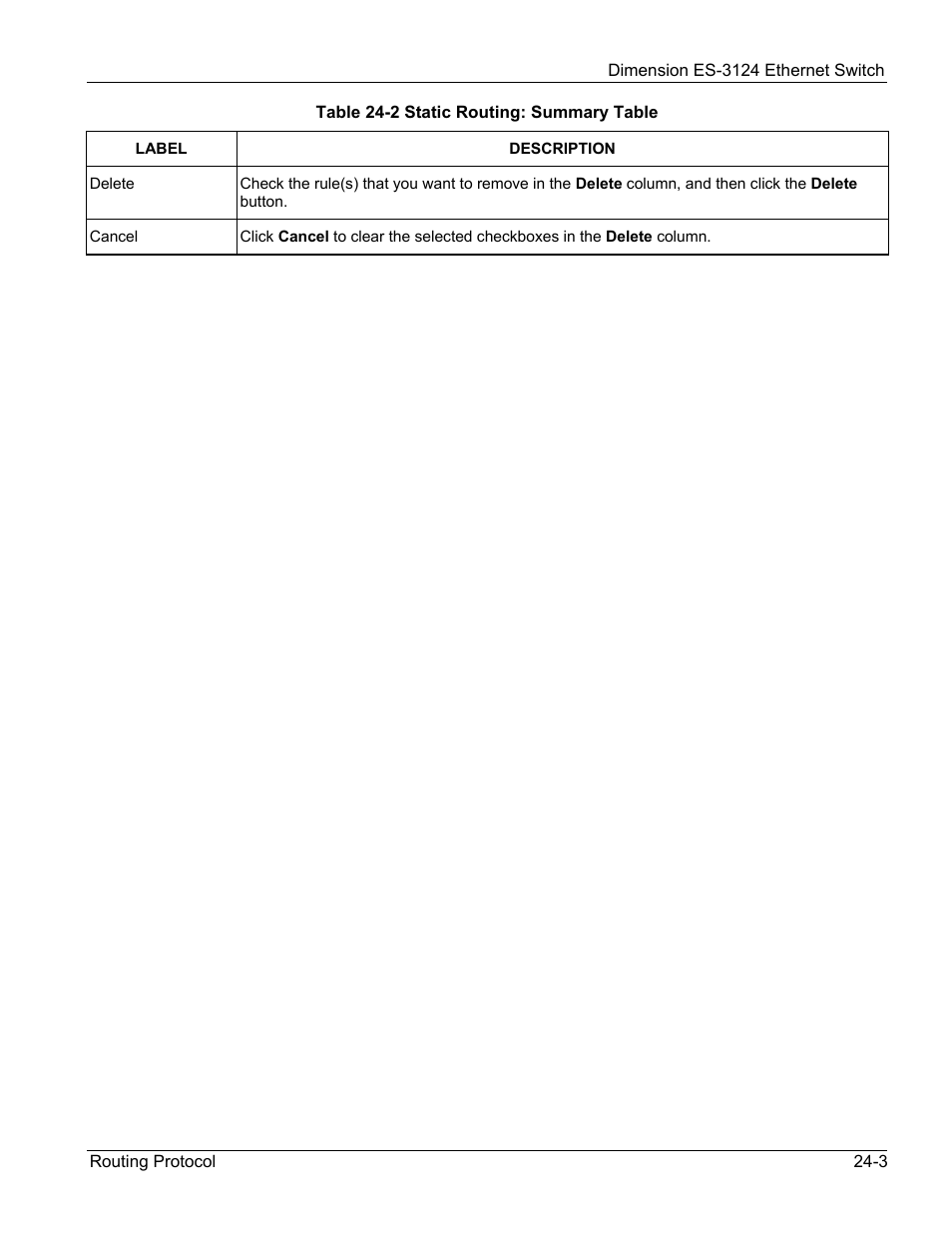 ZyXEL Communications ZyXEL Dimension ES-3124 User Manual | Page 187 / 272