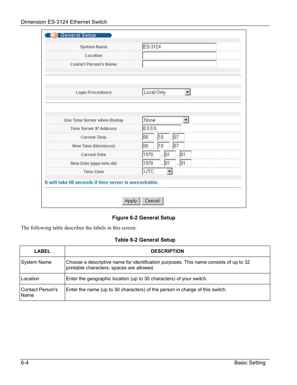 ZyXEL Communications ZyXEL Dimension ES-3124 User Manual | Page 66 / 272