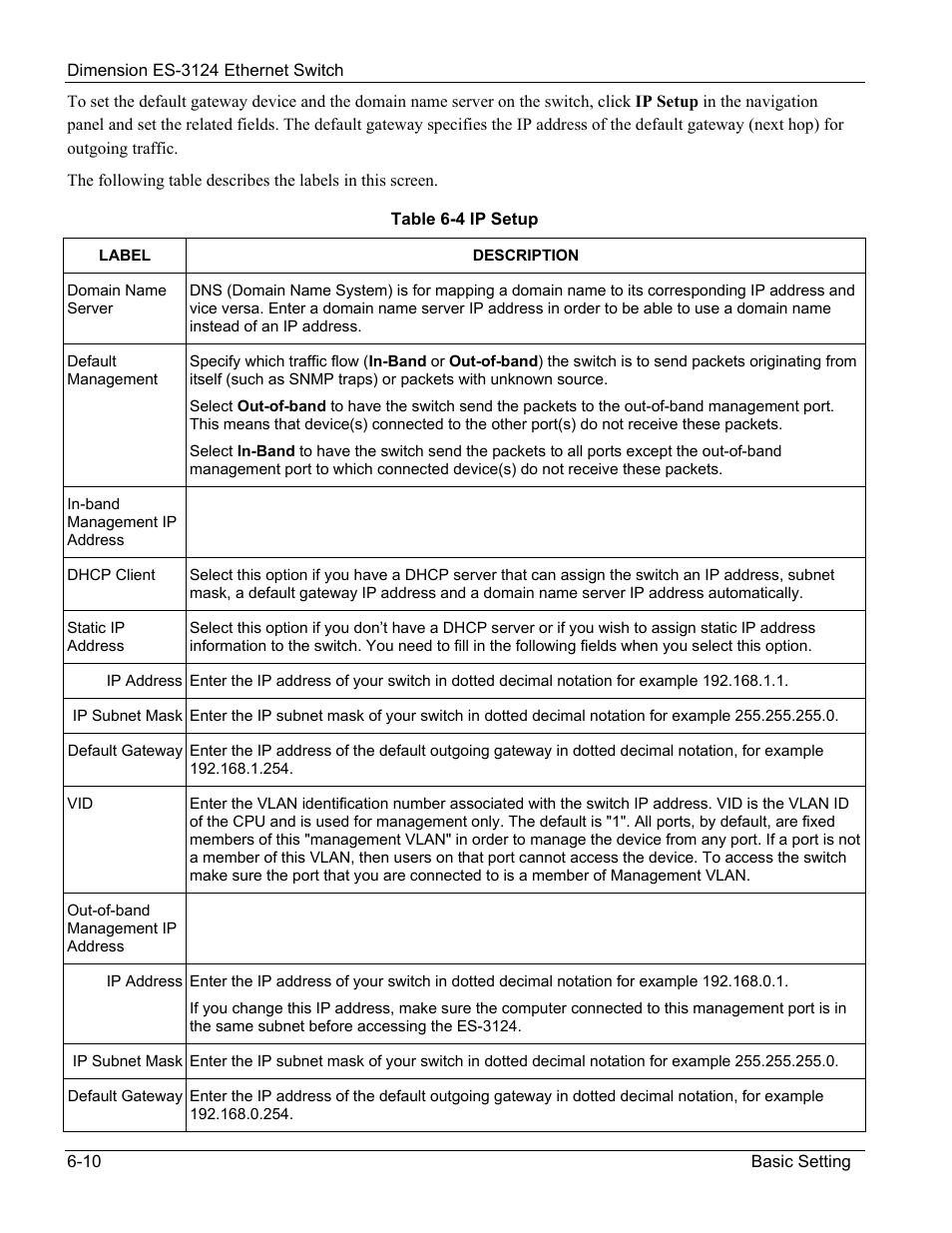 ZyXEL Communications ZyXEL Dimension ES-3124 User Manual | Page 72 / 272