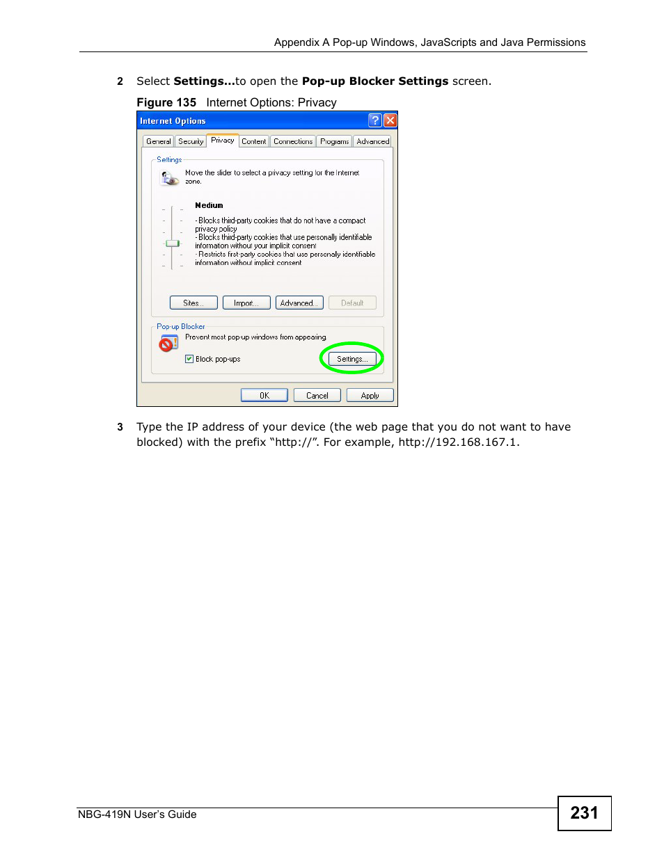 ZyXEL Communications NBG-419N User Manual | Page 231 / 294