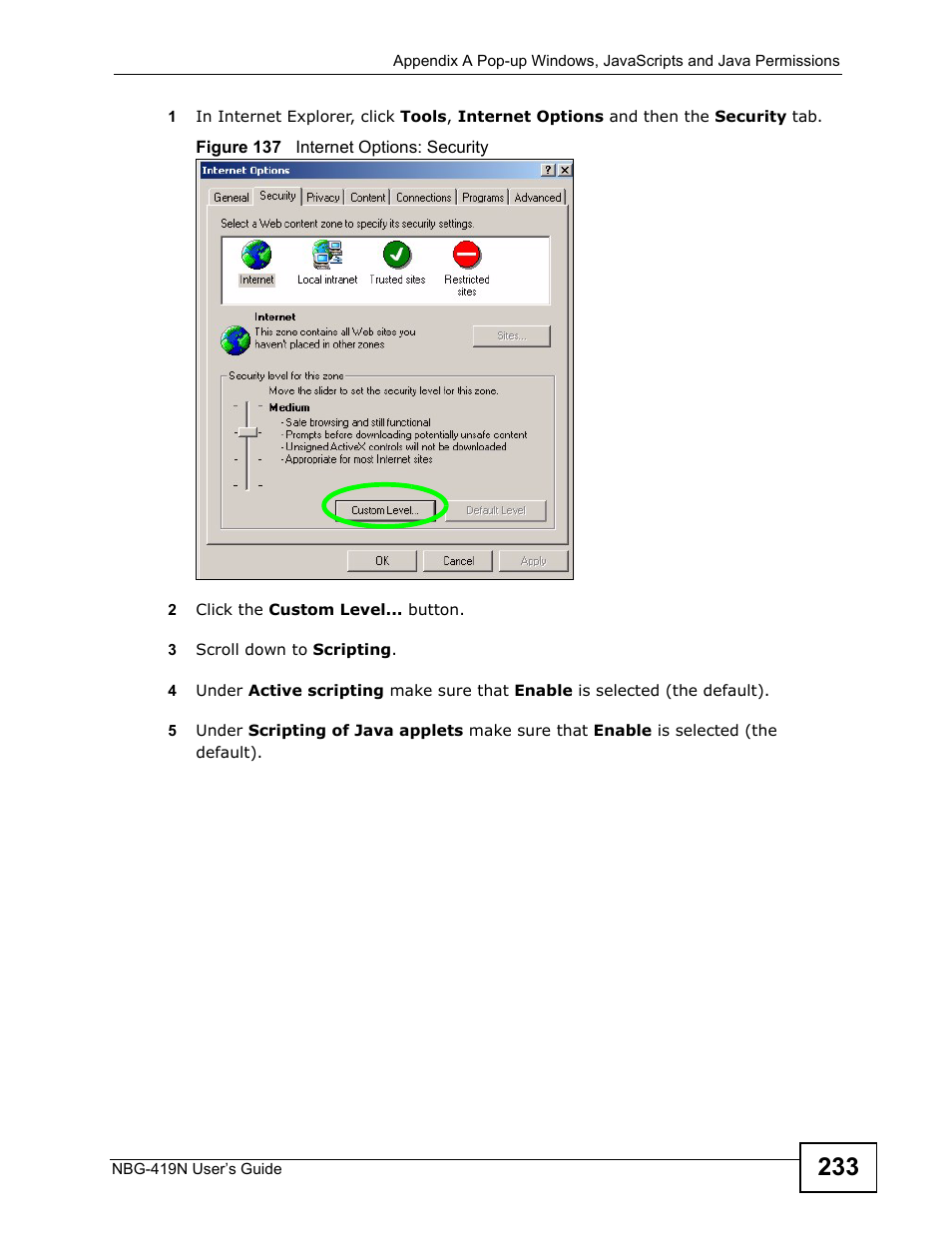 ZyXEL Communications NBG-419N User Manual | Page 233 / 294