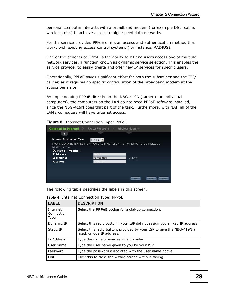 ZyXEL Communications NBG-419N User Manual | Page 29 / 294