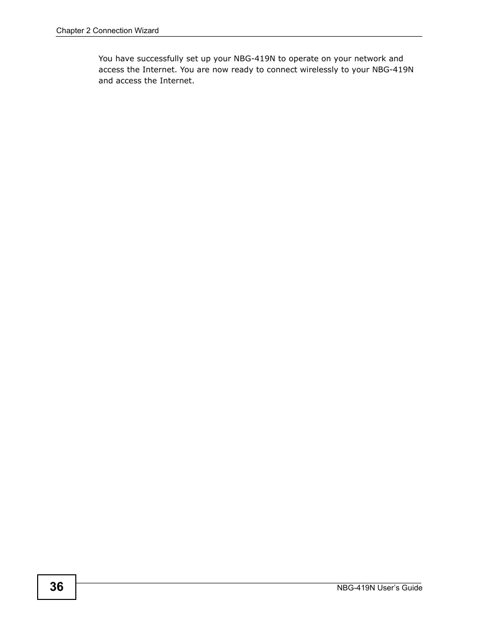 ZyXEL Communications NBG-419N User Manual | Page 36 / 294