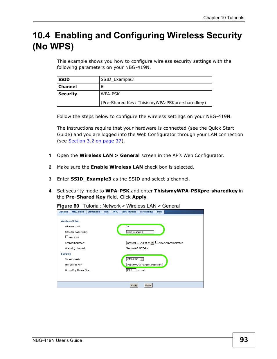 ZyXEL Communications NBG-419N User Manual | Page 93 / 294